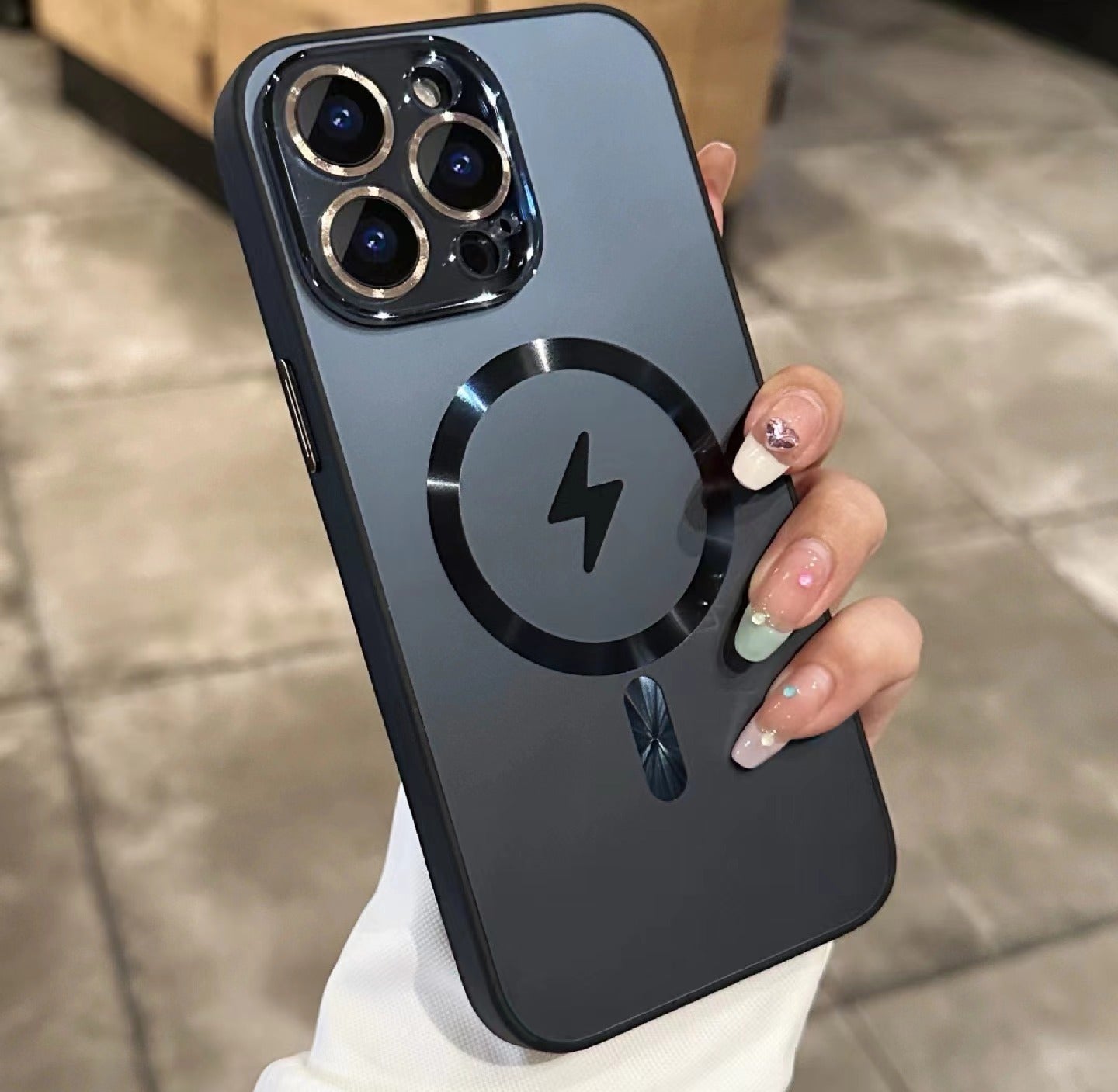 New Lightning Frosted Magnetic Phone Case