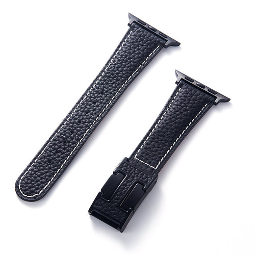 Leather Magnetic Buckle Strap for Apple Watch