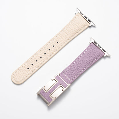 Leather Magnetic Buckle Strap for Apple Watch