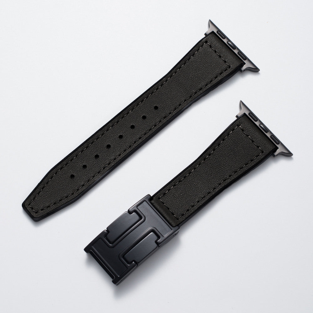 Leather Magnetic Buckle Strap for Apple Watch