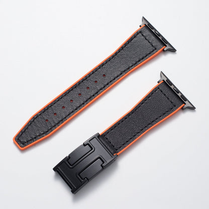 Leather Magnetic Buckle Strap for Apple Watch