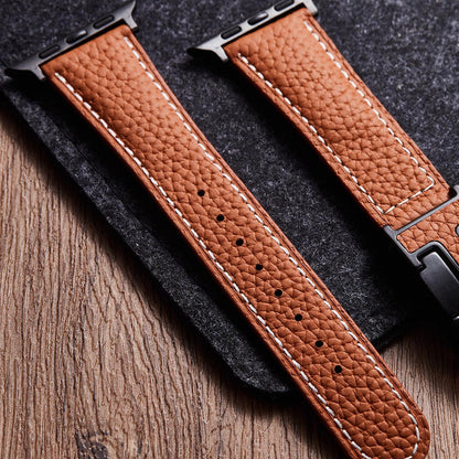 Leather Magnetic Buckle Strap for Apple Watch