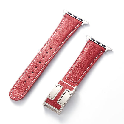 Leather Magnetic Buckle Strap for Apple Watch