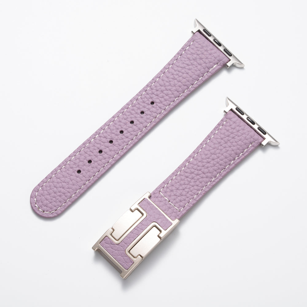 Leather Magnetic Buckle Strap for Apple Watch